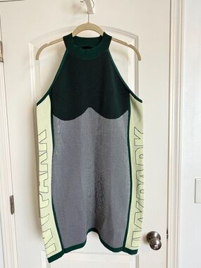 slim fit dress slacks Adidas IVY PARK KNIT LOGO DRESS main image 1